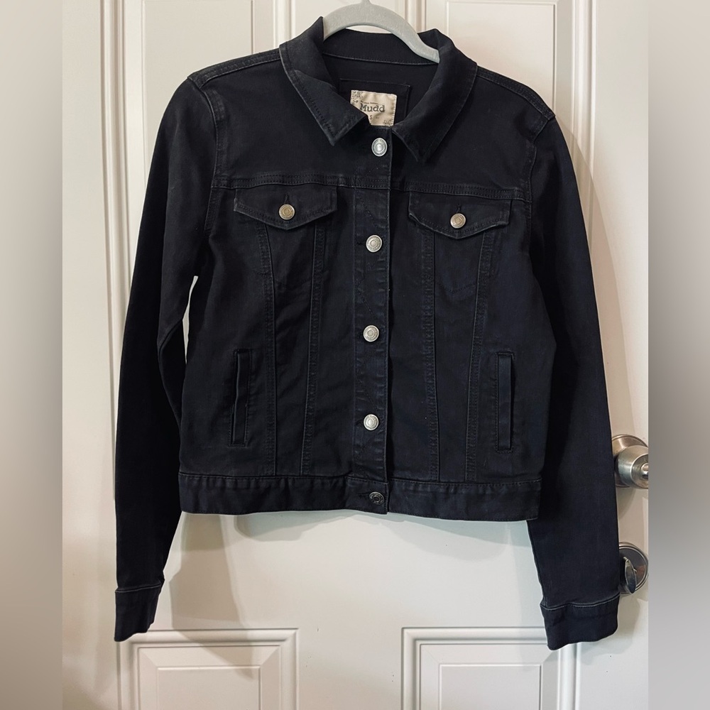 Mudd Black Denim Jacket - Picture 1 of 4